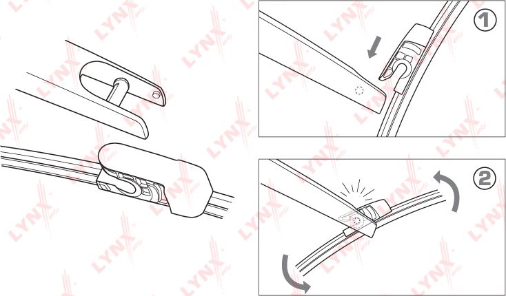Щетка стеклоочистителя (дворник) LYNXauto. Артикул LR30M