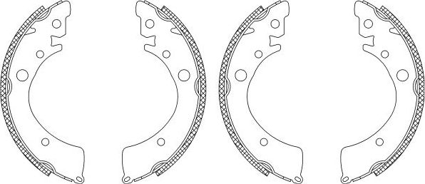 Тормозные колодки Mintex Shoe Kit. Артикул MSK188