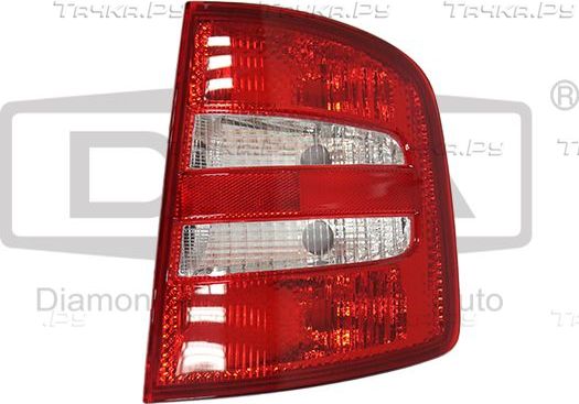 Фонарь задний DPA правый для Skoda Fabia I 1999-2008. Артикул 89450204602