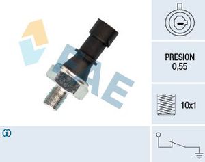 Датчик давления масла FAE для Alfa Romeo 159 2005-2011. Артикул 12436