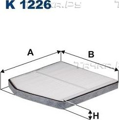 Салонный фильтр Filtron для Volvo S60 I 2000-2010. Артикул K 1226