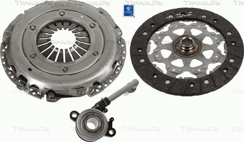 Сцепление (комплект) SACHS XTend Kit plus CSC для Renault Grand Scenic III 2011-2015. Артикул 3000 990 579