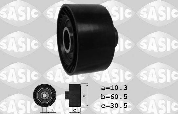 Направляющий (ведущий) ролик приводного поликлинового ремня Sasic. Артикул 1620006
