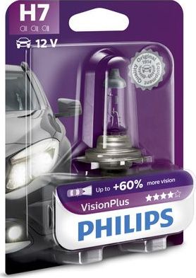 Лампа накаливания Philips VisionPlus. Артикул 12972VPB1