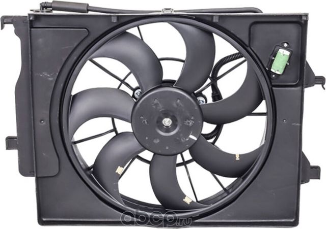 Диффузор вентилятора охлаждения радиатора в сборе (Sailing). Артикул HKL00168605