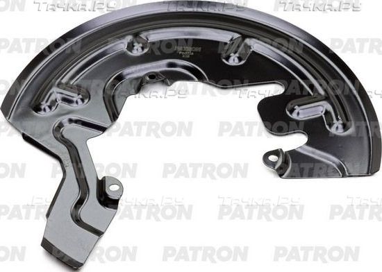 Кожух (щиток) тормозного диска Patron передний левый для Renault Grand Scenic II 2004-2009. Артикул PBS228