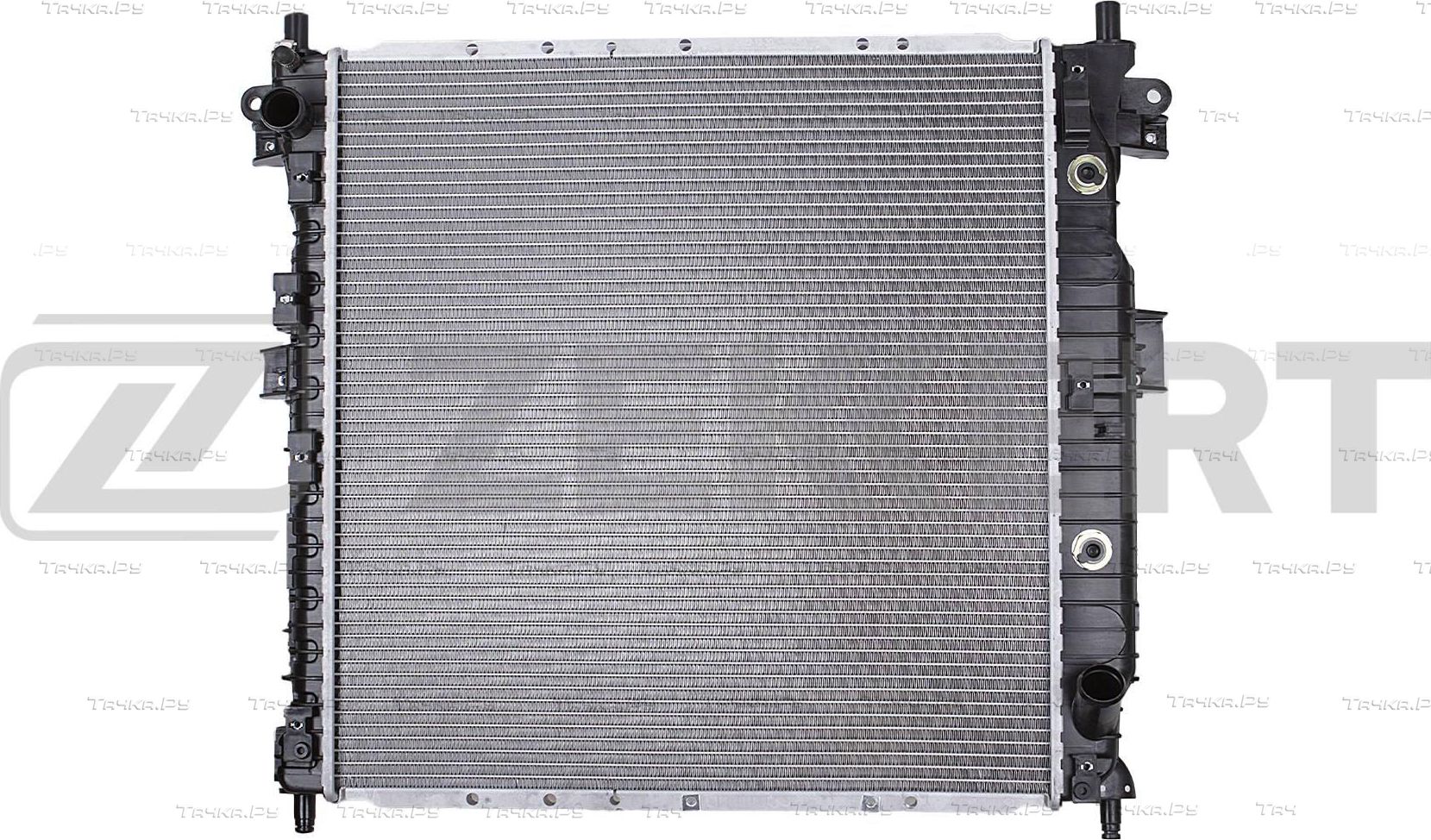 Радиатор охлаждения двигателя Zekkert для SsangYong Actyon II 2012-2026. Артикул MK-1209