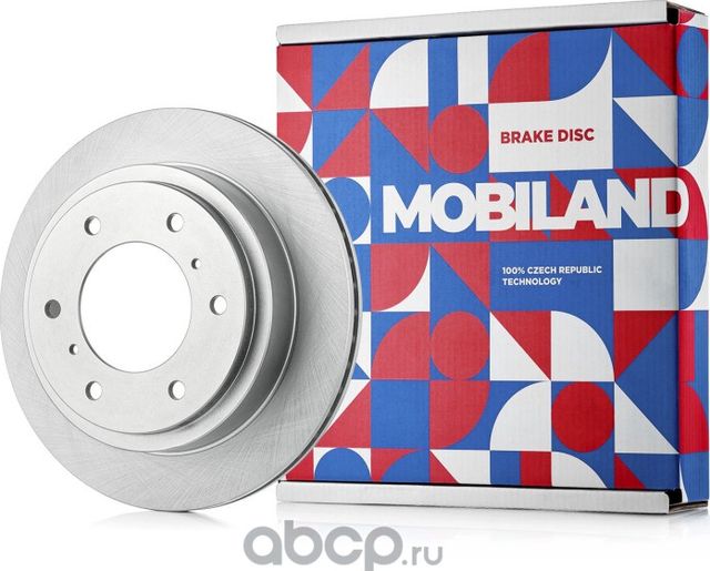 Диск тормозной задний вентилируемый D299,8мм MITSUBISHI PAJERO (V7_W, V6_W) (Mobiland). Артикул 416201031