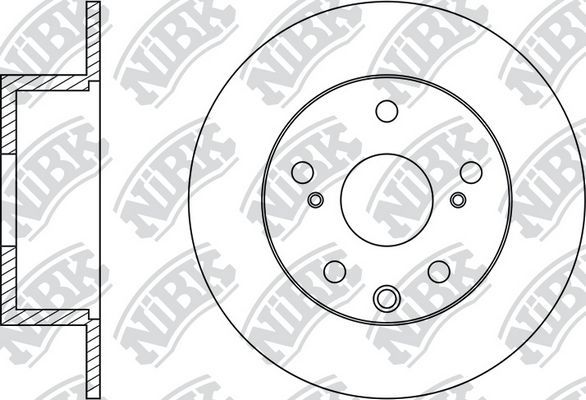 Тормозной диск NiBK. Артикул RN1489