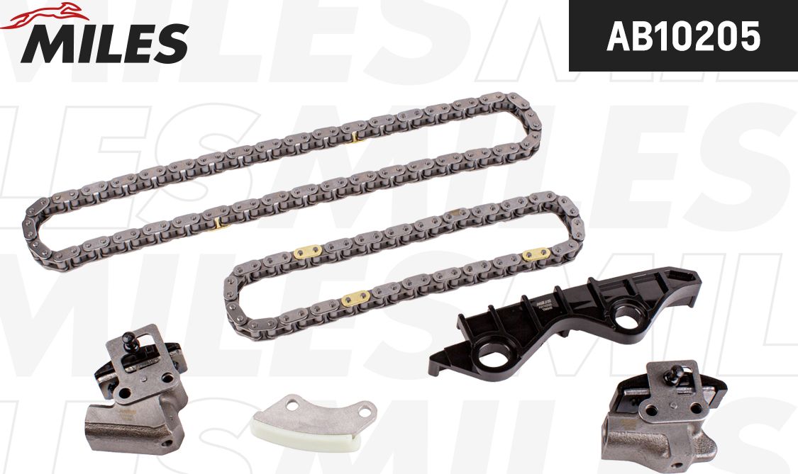 Комплект цепи ГРМ NISSAN NOTE/MICRA 1.0 без звездочек (Miles) Miles. Артикул AB10205