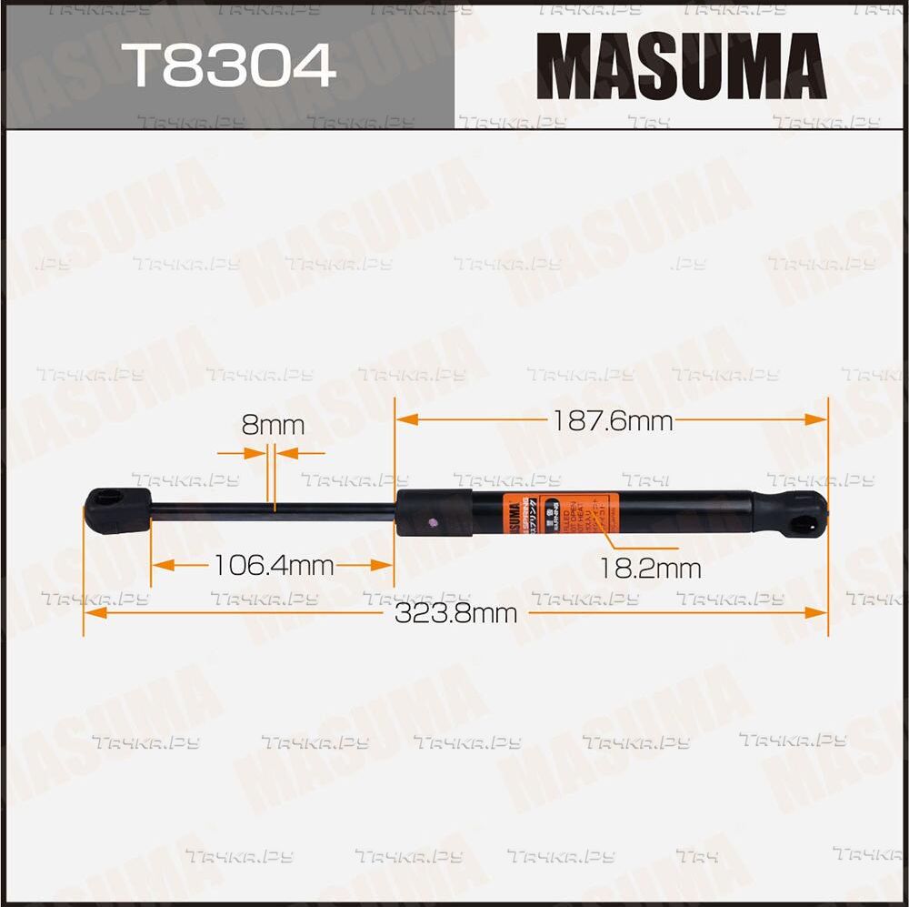 Амортизатор (упор) багажника Masuma. Артикул T8304