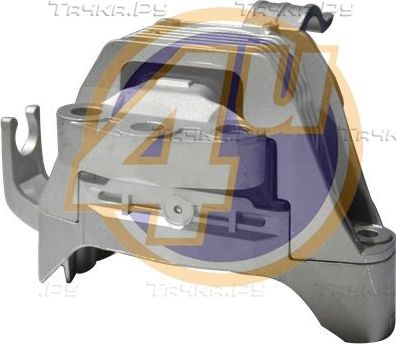 Подушка (опора) двигателя 4U передняя правая для Opel Astra J 2009-2017. Артикул OP-EM-00347