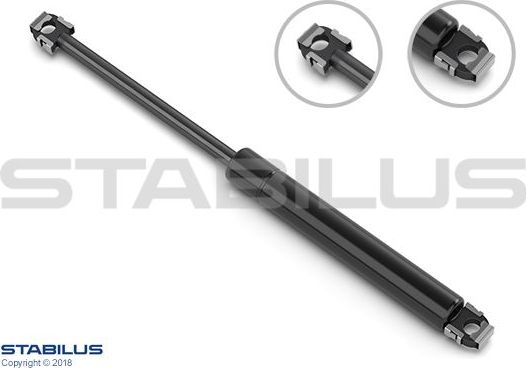 Амортизатор (упор) капота Stabilus Lift-O-Mat® правый/левый для BMW 8 I (E31) 1990-1999. Артикул 1508BV