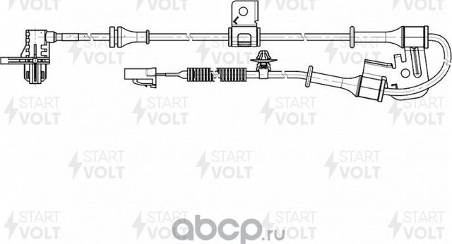 Датчик ABS StartVOLT передний левый для Kia Rio III 2011-2017. Артикул VS-ABS 0802