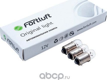 3893-10 ЛАМПА T4W 12V BA9S ORIGINAL LIGHT 10ШТ (Fortluft). Артикул 389310