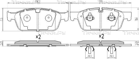 Тормозные колодки Fremax. Артикул FBP-1891