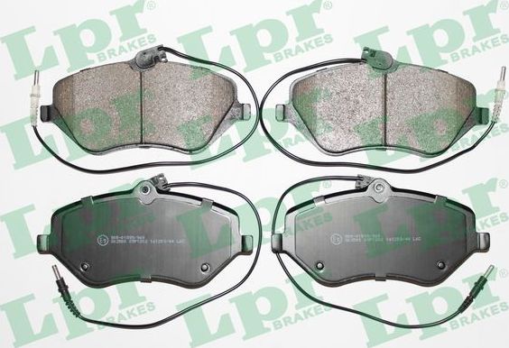 Тормозные колодки LPR передние для Citroen C6 2005-2012. Артикул 05P1202