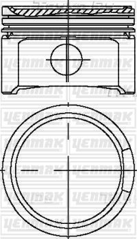 Поршень Yenmak для SEAT Toledo II 2000-2004. Артикул 31-04299-000