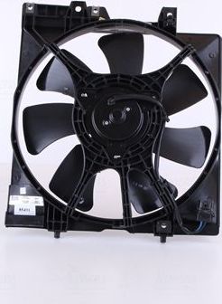 Вентилятор радиатора двигателя Nissens (полимерный материал) для Subaru Forester I 1997-2002. Артикул 85491