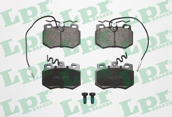 Тормозные колодки LPR передние для Citroen AX 1989-1991. Артикул 05P282