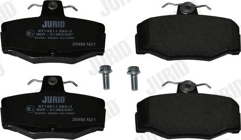 Тормозные колодки Jurid. Артикул 571421J