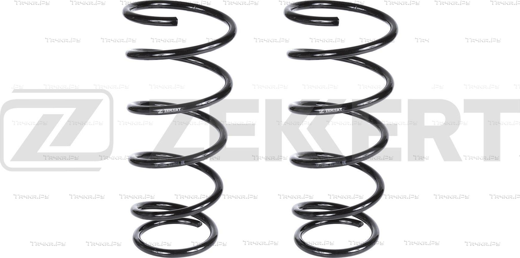 Пружина подвески Zekkert задняя для Mazda 626 V (GF) 1997-2002. Артикул SF-2266