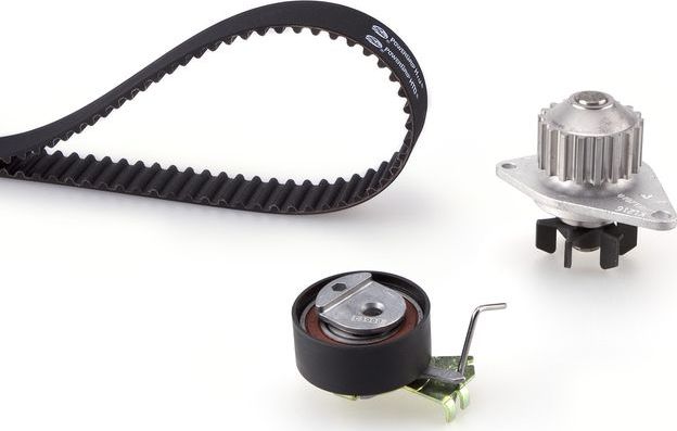 Помпа (водяной насос) с комплектом ремня ГРМ Gates PowerGrip®. Артикул KP15575XS