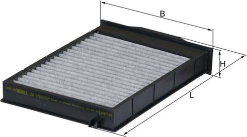 Салонный фильтр Mahle. Артикул LAK 175