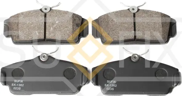Колодки тормозные передние (Sufix). Артикул SX1362