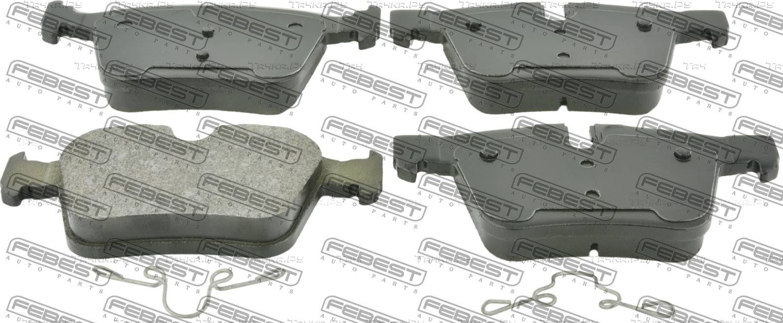 Тормозные колодки Febest задние для Land Rover Range Rover Evoque II 2015-2026. Артикул 2701-S90R