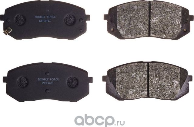 Колодки тормозные дисковые (Double Force) Double Force. Артикул DFP3461
