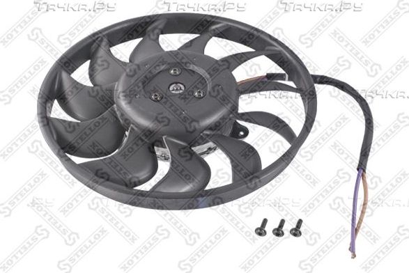 Вентилятор радиатора двигателя Stellox для Audi A4 III (B7) 2002-2009. Артикул 29-99022-SX