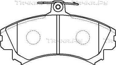 Тормозные колодки HSB. Артикул HP9278