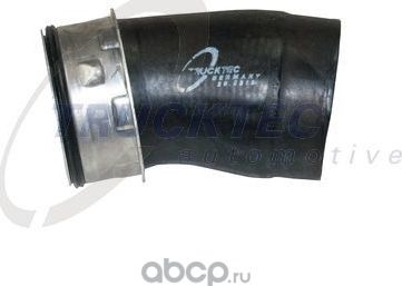 Патрубок интеркулера Trucktec Automotive (Резина с тканевым включением). Артикул 07.14.151