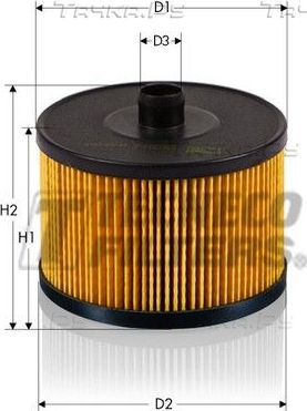 Топливный фильтр  Tecneco Filters для Citroen Jumpy II 2007-2016. Артикул GS0304E
