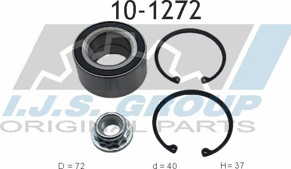 Ступичный подшипник (комплект) IJS Group передний правый/левый для SEAT Toledo I 1993-1999. Артикул 10-1272