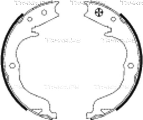 Тормозные колодки (стояночная тормозная система) Textar задние для Mitsubishi Grandis 2004-2011. Артикул 91068300