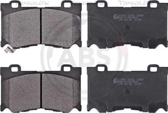Тормозные колодки ABS передние для Infiniti M IV 2010-2013. Артикул 37768