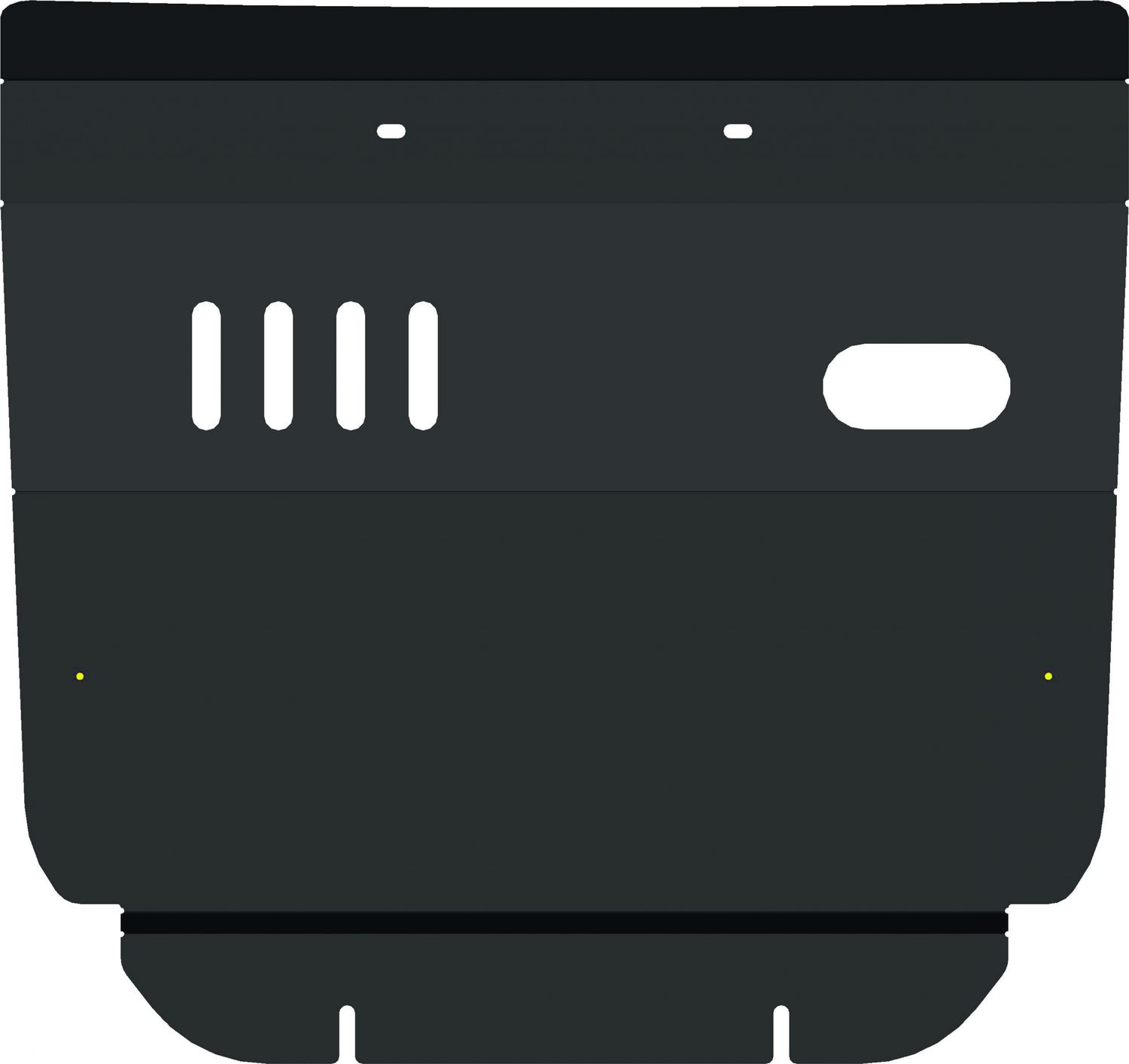 Защита Alfeco для картера и КПП Mercedes-Benz Viano W639 2003-2010. Артикул ALF.36.15