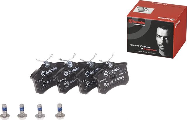 Тормозные колодки Brembo задние для Audi A4 II (B6) 2000-2004. Артикул P 85 017