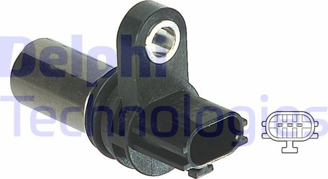 Датчик положения коленвала Delphi для Nissan X-Trail T31 2007-2013. Артикул SS10816
