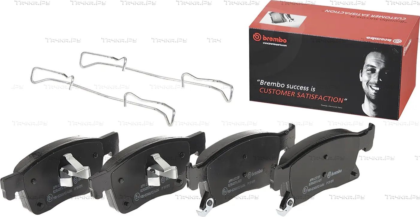 Тормозные колодки Brembo PRIME LINE. Артикул P 59 091