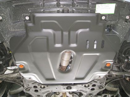 Защита Alfeco для картера и КПП Chevrolet Aveo II T300 2012-2024. Артикул ALF.03.15