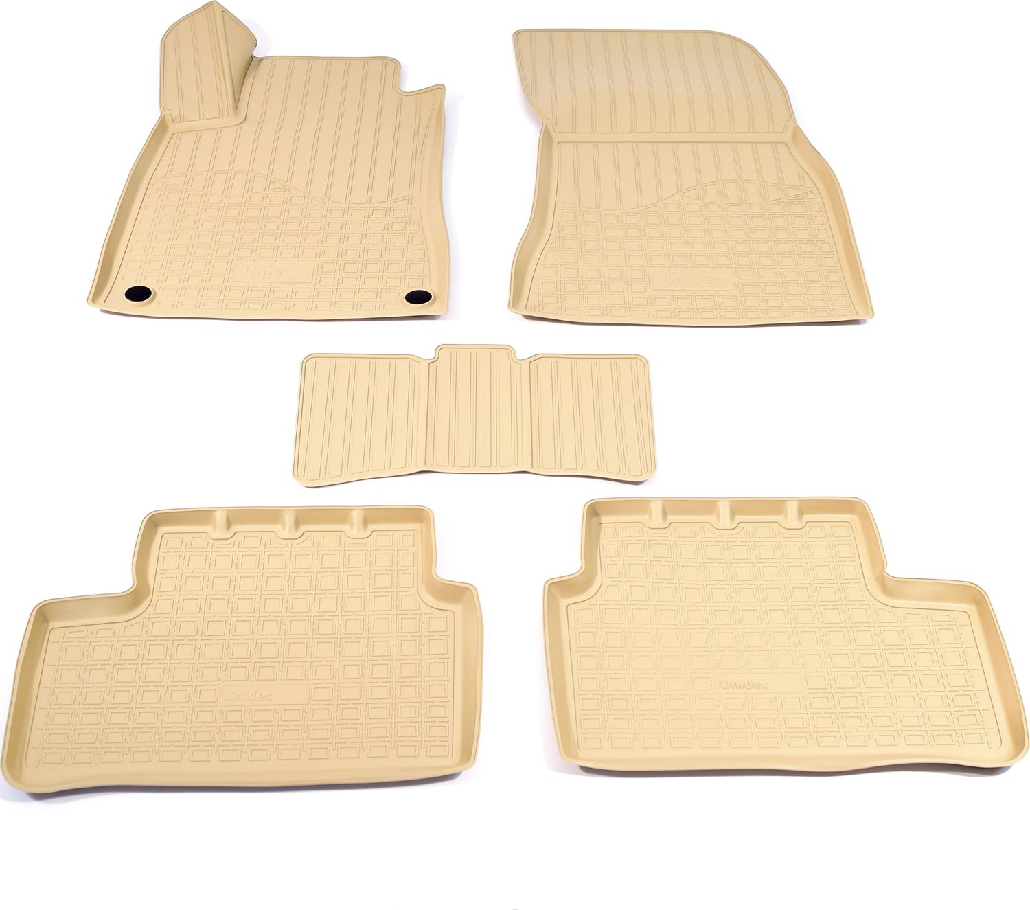 Коврики 3D Норпласт для салона Infiniti Q50 2013-2026 БЕЖЕВЫЕ. Артикул NPA11-C33-730-B