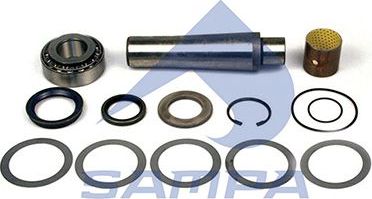 Ремкомплект шкворня поворотного кулака  Sampa для Scania 3 1987-1996. Артикул 040.515