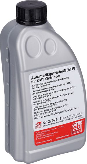 Масло в АКПП (трансмиссионное) Febi Bilstein желтое (1 л) для Nissan X-Trail T32 2014-2025. Артикул 27975