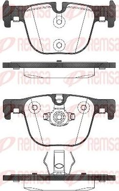 Тормозные колодки Remsa. Артикул 1493.00