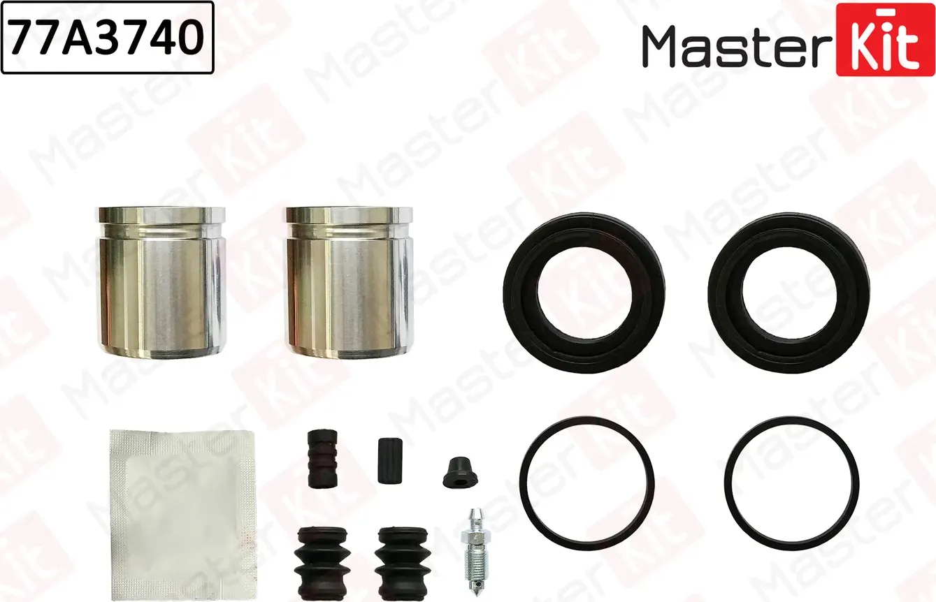 77A3740 Ремкомплект тормозного суппорта + поршень Nissan NP300 NAVARA (D40) 2004 -  PATHFINDER III ( (Master KIT). Артикул 77a3740