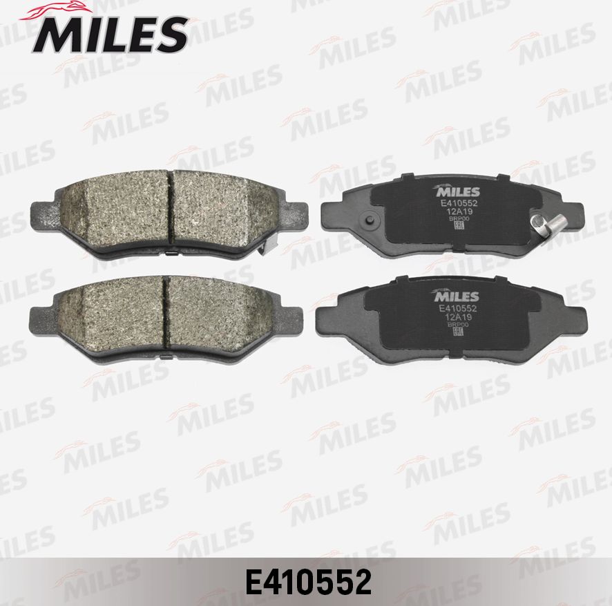Тормозные колодки Miles (Low-Metallic). Артикул E410552