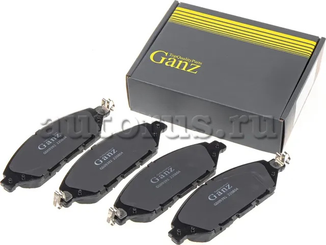 Колодки передние (Ganz). Артикул GIJ09392
